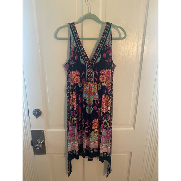 Women’s Dressbarn Size 10 Sundress Summer Lightweight Soft Vibrant Everyday - Picture 2 of 8